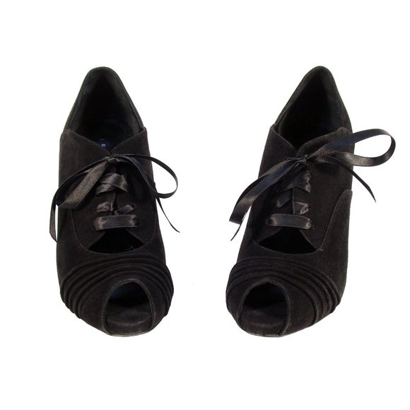 RALPH LAUREN COLLECTION Purple Label 4" Heel Pumps - Picture 2 of 9